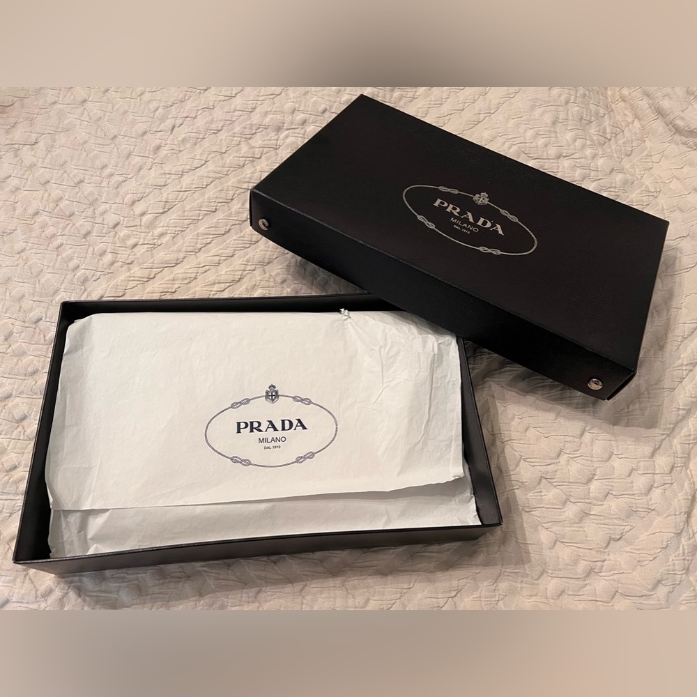 Prada Black nappa leather clutch bag * authentic - Picture 6 of 10